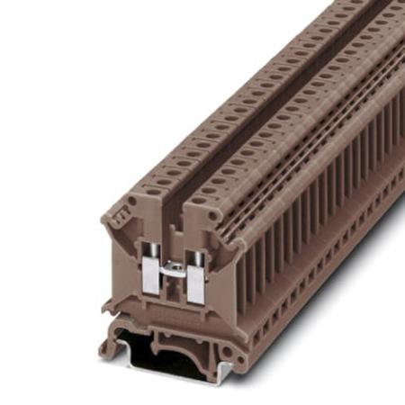 3007330 Phoenix Contact  UK 5 N BN Series Brown, Single-Level, Screw Termination