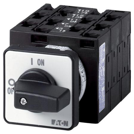 004110-T3-5-15892-E Eaton, 3P 10 Position 60° On-Off Cam Switch, 690V (Volts), 32A, Short Thumb Grip Actuator