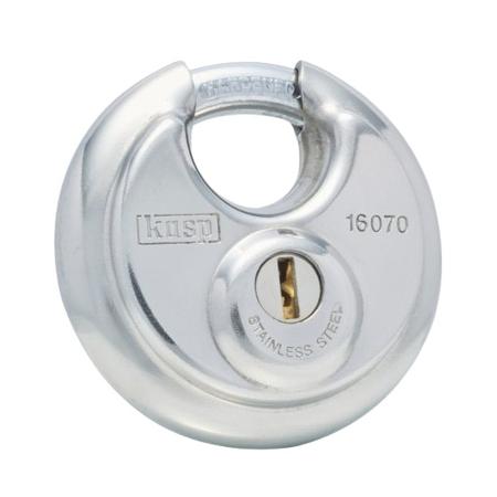 K16070D260 Kasp Padlock Stainless Steel Padlock, 10 mm Shackle, 70mm Body