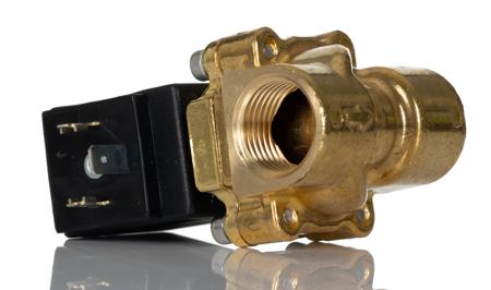 255-4168 RS PRO Solenoid Valve, 2 port(s) , NC, 24 V, 1/2in