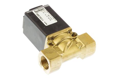 078654 Burkert Solenoid Valve , 2 Port, NC, 24 V, 1/2 in