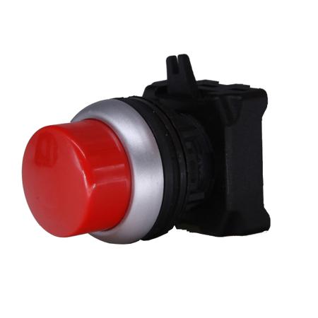 188-1129 RS PRO Red Push Button Head, Spring Return, 22.5mm Cutout