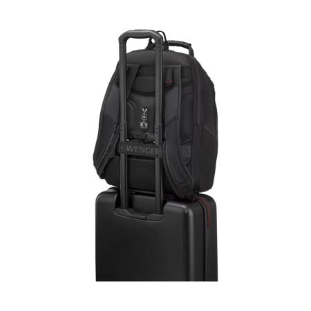 653629 Wenger Legacy Black 16in  Laptop Laptop Bag, Black