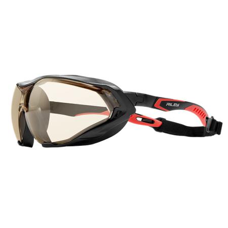 RLY00572 Riley Sparta Pro Anti-Mist UV Safety Glasses, LED Polycarbonate Lens, Vented