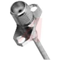 132109 connector,rf coaxial,sma panel mt jack,2-hole flange,for 0.085 semi-rigid cable