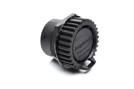 AHDC04-24-PMT Amphenol Industrial ISOBUS Plug Dust Cap, Shell Size 24 IP67 Rated, with Black Finish