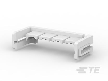 177920-1 TE Connectivity Double Lock Plate for use with 177902 Plug, 177905 Plug, 177913 Cap, 179467 Cap