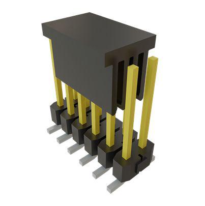 TSM-106-03-L-DV-P-TR Samtec TSM Series Vertical Surface Mount PCB Header, 12 Contact(s), 2.54mm Pitch, 2 Row(s), Unshrouded