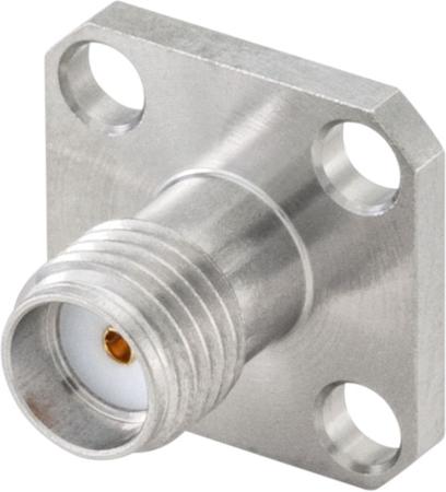 32K424-600S5 Rosenberger SMA Series, Jack Panel Mount, 50Ω, Solder Termination, Straight Body