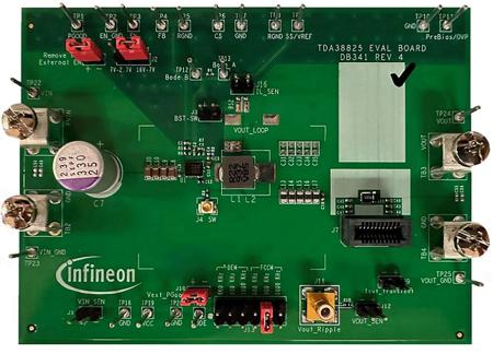 EVALTDA388255VOUTTOBO1 Infineon , EVAL_TDA38825_5VOUT Evaluation Board for TDA38825 for