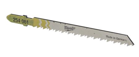 4932254061 2.5 Teeth Per Inch Plastic, Wood 75mm Cutting Length Jigsaw Blade, Pack of 5