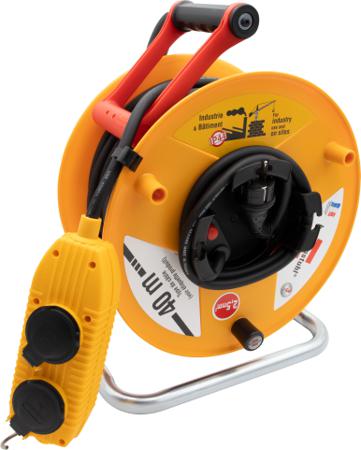 1233221 brennenstuhl 38.5m 4 Socket Type E - French Cable Reel Open Reel, 230 V, IP44