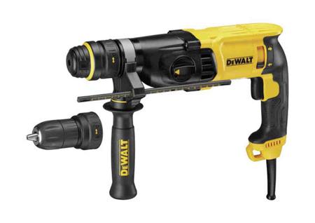 D25134K-QS DeWALT SDS Plus 240V Corded SDS Drill, Euro Plug