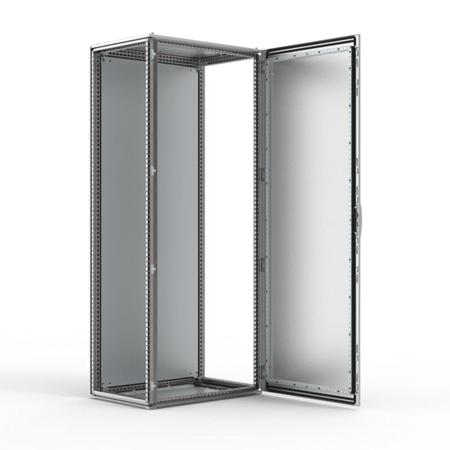MCSS20066 nVent HOFFMAN MCSS Series 304 Stainless Steel Single-Door-Door Floor Standing Enclosure, Opaque Door, IP55, 2000 x 600