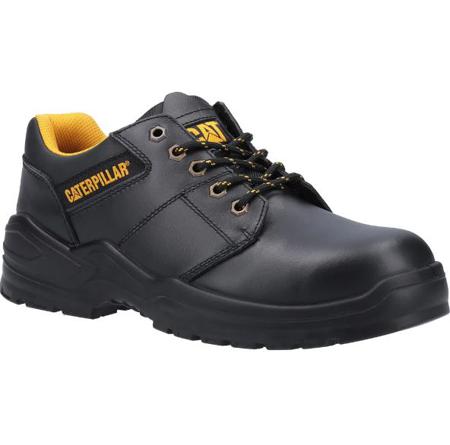 P724926 CAT P724923 Unisex Black Steel Toe Capped Safety Shoes, UK 6, EU 40