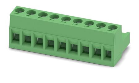 1754588 Phoenix Contact, 5mm Pitch, MSTB 2.5/ 9-ST, 9 Way, , Pluggable Terminal Block, Plug, Plug-In, Screw Termination,