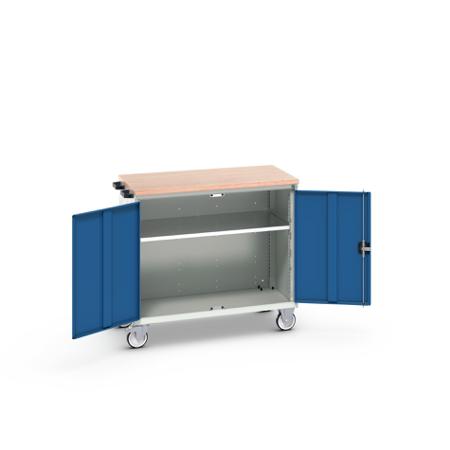 16927063.11 Bott 2 Door Sheet Steel Floor Standing Cabinet, 1050 x 600 x 980mm