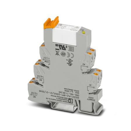 1136245 Phoenix Contact Relay Module, DIN Rail Mount, 110V dc Coil, DPDT, 10mA Load