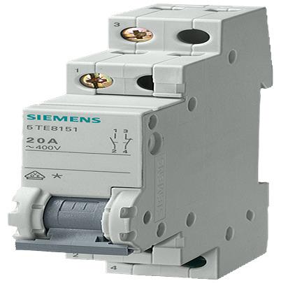5TE8153 Siemens 1 Pole Panel Mount Isolator Switch - 20A Maximum Current