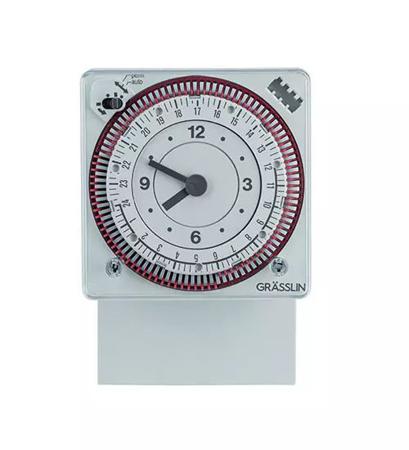 01.80.0001.1 Grasslin Analogue DIN Rail Time Switch 230 V ac, 1-Channel