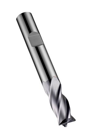 S9447-0 Dormer End Mill, 7mm Cutter, Solid Carbide, 8 mm Shank, 19mm Cut Length