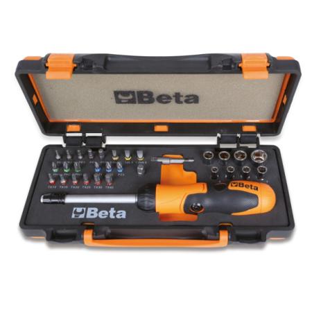 860/C38P BETA 38-Piece Metric 1/4 in Bit Socket Set with Ratchet, Hexagon