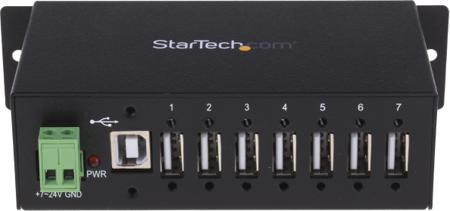 ST7200USBM StarTech.com 7 Port USB 2.0 USB A  Hub, Terminal Connector Powered, 133 x 61.5 x 36.3mm