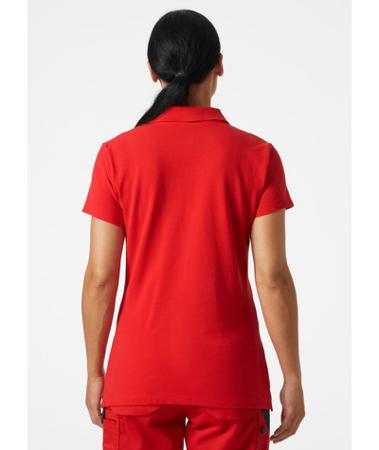 79168_220-XS Helly Hansen Classic Red 100% Cotton Polo Shirt, UK- XS, EUR- XS