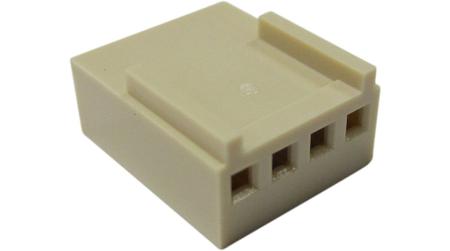 RND-205-00664 RND, RND 4 Way Polyamide Crimp Terminal Housing, White