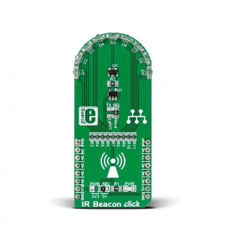 MIKROE-1939 MikroElektronika IR Beacon Click Optical Add On Board for VSMB2948SL