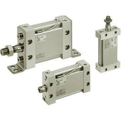 MDUB25-75DZ SMC Pneumatic Compact Cylinder - , 25mm Bore, 75mm Stroke, MU Series, Double Acting