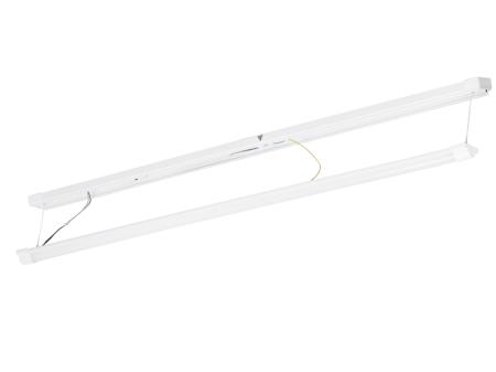 231-8160 RS PRO 40 W LED CCT3 Selectable Batten Light, 220 → 240 V Twin Batten , 1200 mm Long, IP20