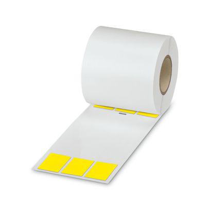 0830823 Phoenix Contact 830 Yellow Label Roll, 25.4mm Width, 152.4mm Height, 500Per Roll Qty