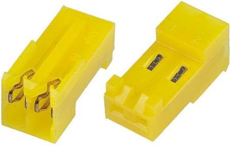 3-643818-2 TE Connectivity MTA-156 Series 3.96mm Pitch Right Angle Cable Mount IDC Connector, Socket, 2 Way, 1 Row