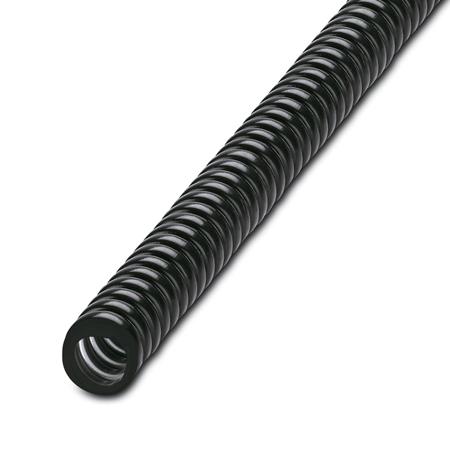 3240869 Phoenix Contact 10m Black Cable Cover in PVC Coated Galvanised Steel, 13mm Inside dia.