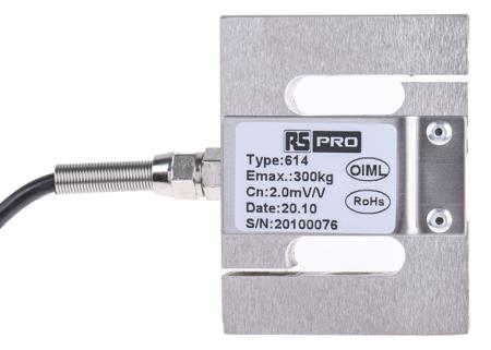 204-2768 RS PRO Load Cell, 300kg Range, Compression, Tension Measure