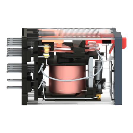 RXM4AB2E7 Schneider Electric 4PDT Plug In Non-Latching Relay, 48V ac Coil, 8 A