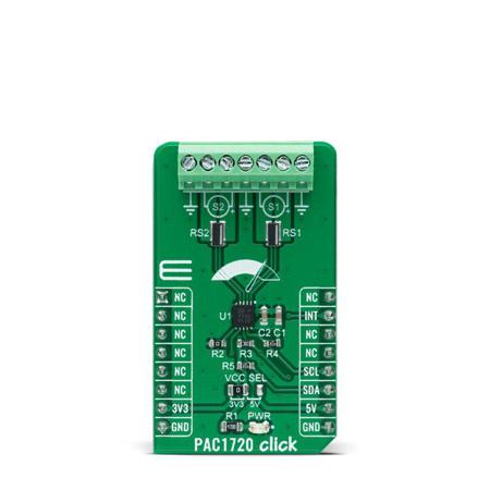 MIKROE-4905 MikroElektronika PAC1720 Click Power Monitoring for PAC1720 for mikroBUS Socket