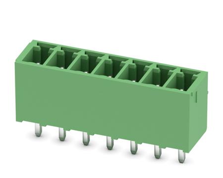 1843651 Phoenix Contact, 3.5mm Pitch, 7 Way, Pluggable Terminal Block, Header, Through Hole,