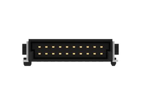 354095-E ERNI 354095 Series Vertical Surface Mount PCB Header, 20 Contact(s), 1.27mm Pitch, 2 Row(s), Shrouded