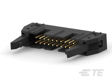 5499206-4 TE Connectivity AMP-LATCH Series Straight Through Hole PCB Header, 20 Contact(s), 2.54 mm Pitch, 2 Row, Shrouded