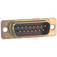 L717-DA15P-V connector,d-sub,pcb dip solder,.040 term diameter cont,15 pin contact plug