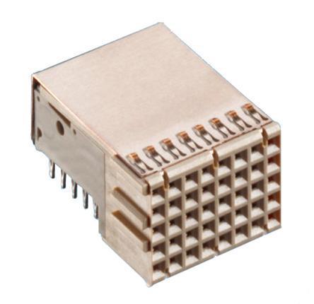 044147---100159-1 ERNI, ERmet 2mm Pitch Hard Metric Type C Backplane Connector, Male, Vertical, 11 Column, 7 Row, 55 Way