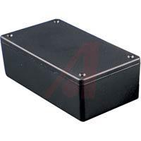 1591XXTBK ENCLOSURE, FLAME RETARDANT, ABS, BLACK, 4.7 X 3.2 X 2.2