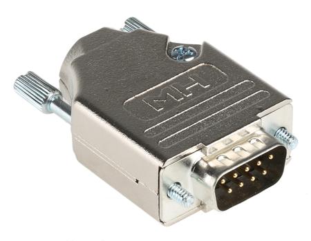 MHDTZK9-DM9P-K MH Connectors MHDTZK 9 Way D-sub Connector