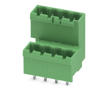1845358 Phoenix Contact, 5.08mm Pitch, MDSTBVA 2.5/ 4-G-5.08, 4 Way, Pluggable Terminal Block, Header, Solder Termination,