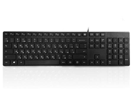 KYBAC301-UBLK-CY Ceratech  Wired USB Multimedia Keyboard, QWERTY, Black