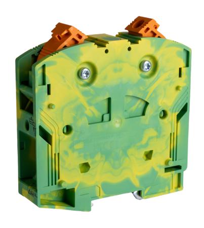 3260106 Phoenix Contact  PTPOWER 95-PE Series Green/Yellow, 95mm², Single-Level, Push In Termination