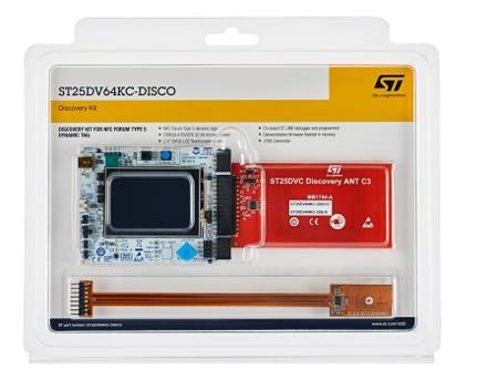ST25DV64KC-DISCO STMicroelectronics Discovery Kit Antenna Design Evaluation Board for ST25DV64KC 13.56MHz