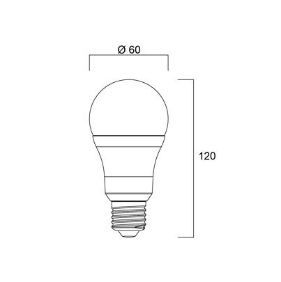 29640 Sylvania ToLEDo GLS B22 LED Bulbs 13 W(100W), 2700K, Homelight, Bulb shape
